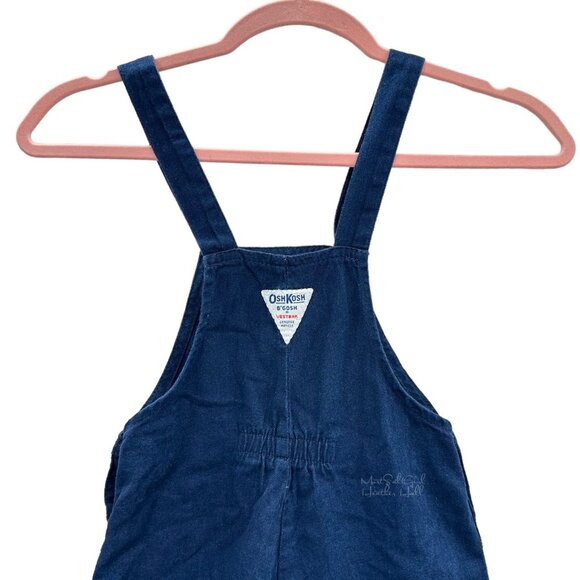 OshKosh b'gosh Vintage 1980's USA Union Made Vestbak Jumper Dress Size 6X - Picture 5 of 7